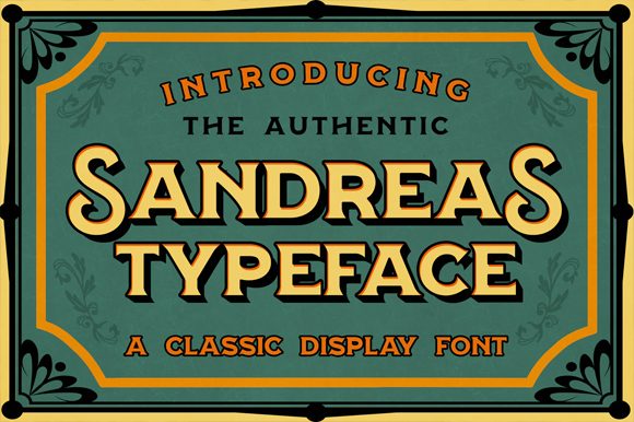 A Design Review: Sandreas Font for Crafted Goods
