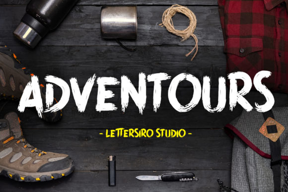 Adventours: A Display Font with Creative Craftsmanship