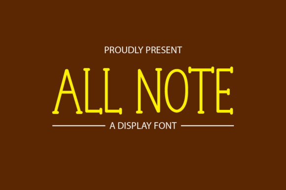 All Note: A Friendly Handwritten Font for Cohesive Branding