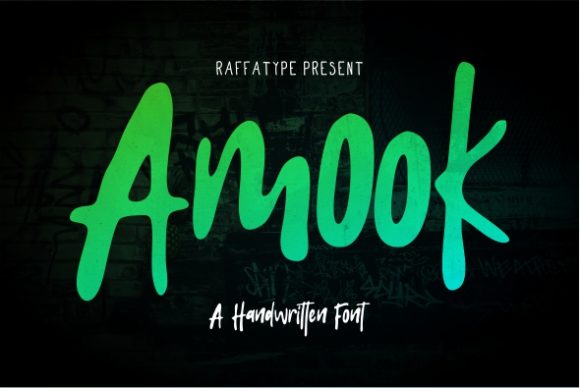 Amook: The Joyful Display Font for Editorial Design