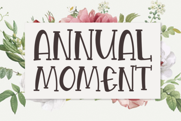Annual Moment: The Authentic Brush Pen Font for Crafters