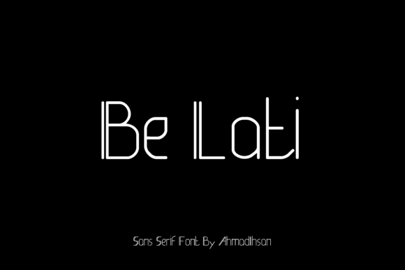 Be Lati: The Elegant Display Font for Your Handmade Creations