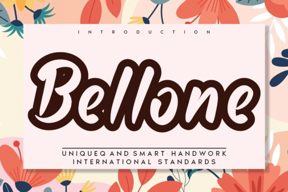 Bellone: The Casual Display Font That Delivers Campaign Charm