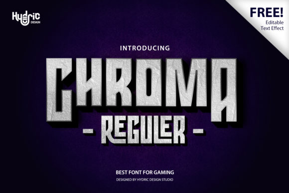 Chroma: A Chunky Display Font for Bold Brand Statements