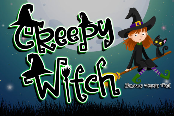 Creepy Witch Font: A Spellbinding Typeface for Crafters
