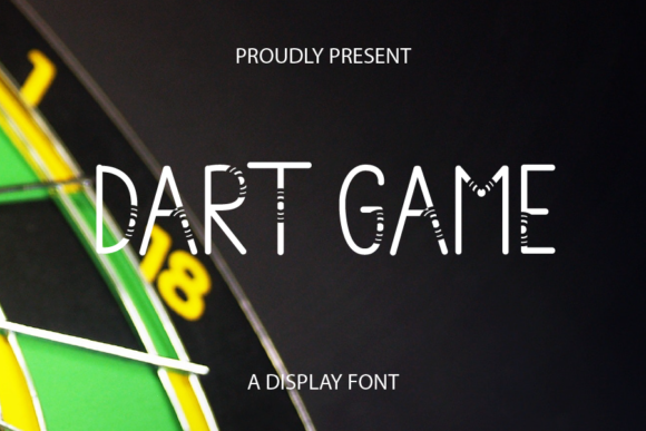 Dart Game: A Display Font Designed for Digital Focus