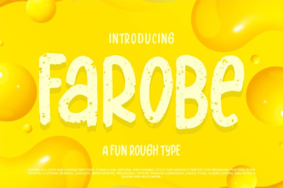 Farobe: A Display Font Designed for Digital Visibility