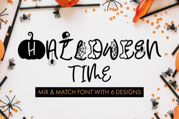 Halloween Time: A Display Font Built for Branding Stories