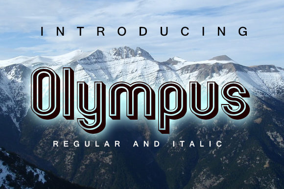 Olympus: A Display Font for Bold Brand Recognition