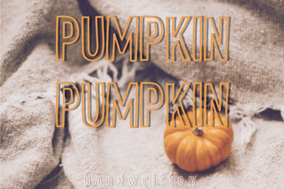 Pumpkin Pumpkin: A Font for Standout Digital Designs