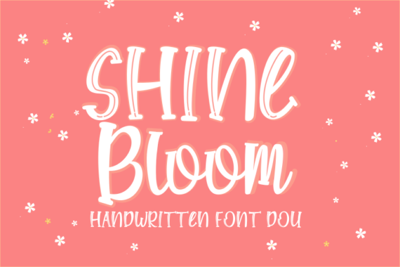 Shine Bloom: A Display Font for Editorial Brilliance