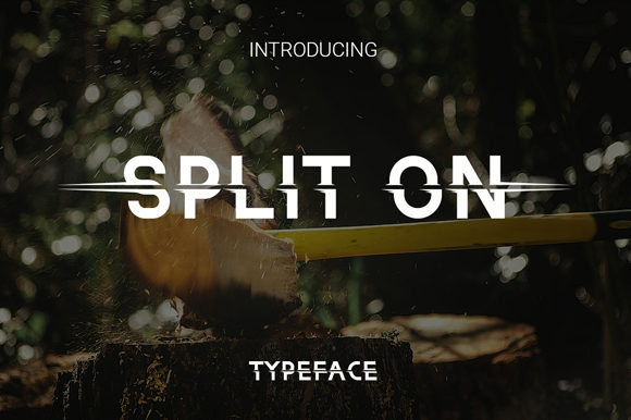 Split On: The Sharp, Charismatic Display Font for Bold Voices