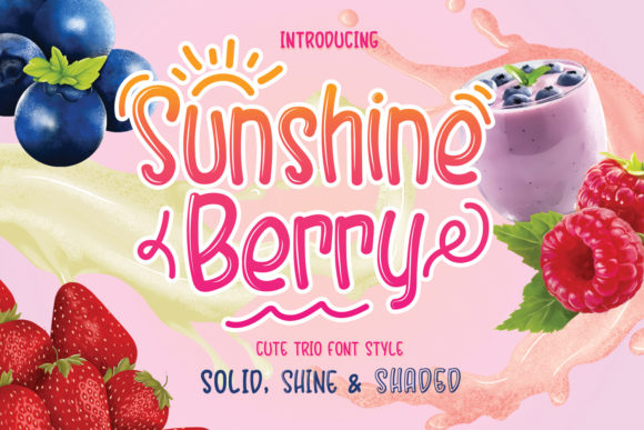 Sunshine Berry: A Font That’s Pure Visual Sugar