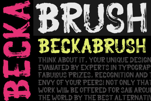 The Becka Brush Font: Your Creative Business Asset